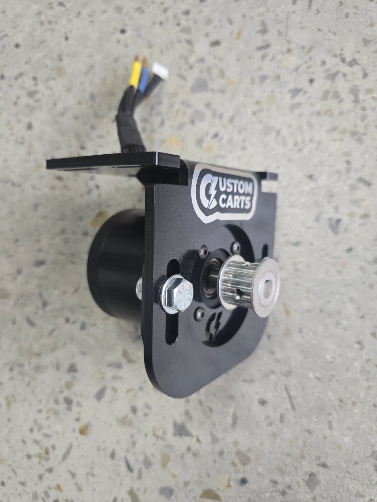 Razor Crazy Cart 4000w Motor Adjustable Bracket Belt Conversion 7070 - 4000w motor 110,140,190kv tensioner delete - CUSTOM CARTS