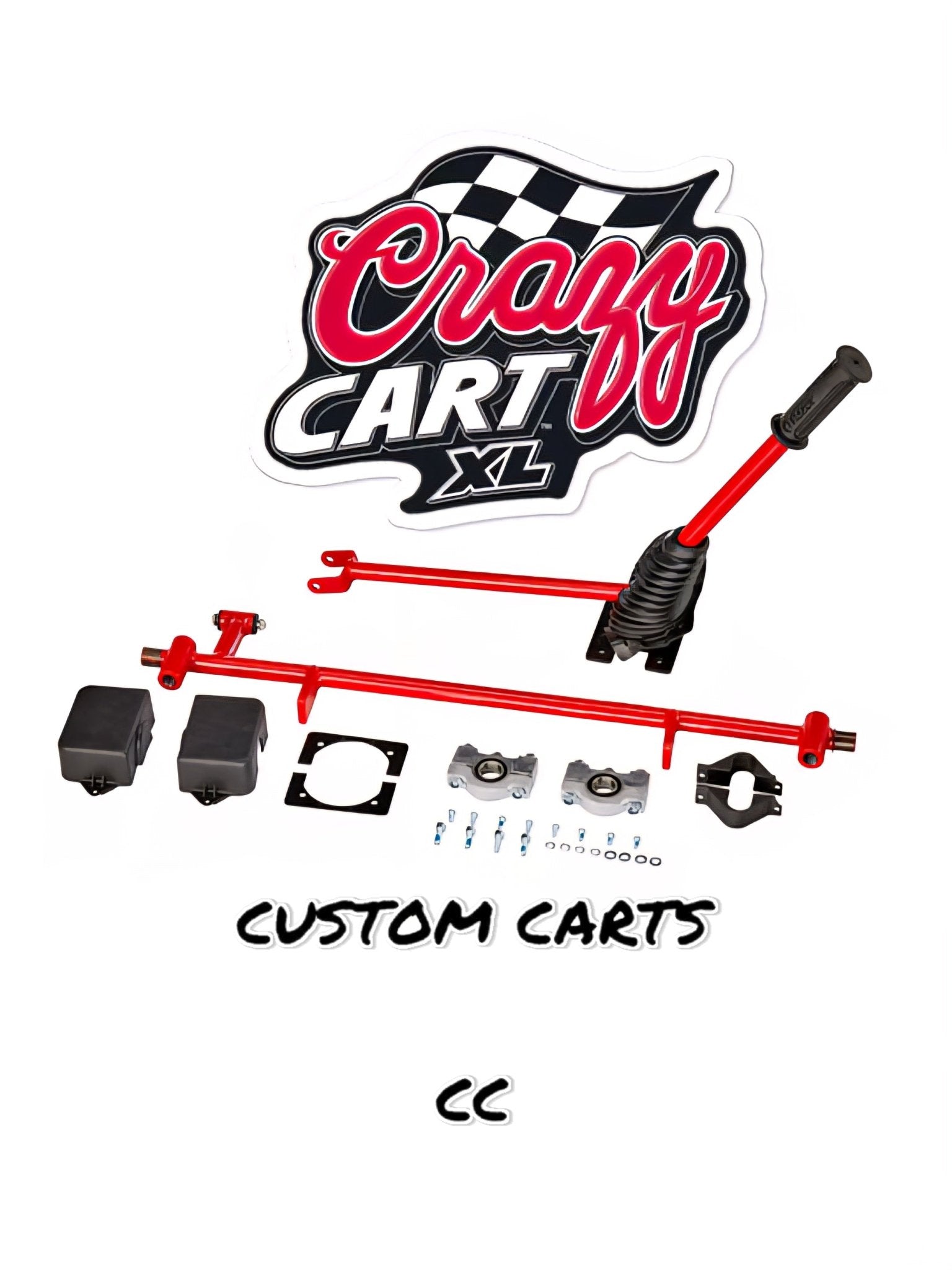 Razor Crazy Cart XL Drift Bar replacement kit - CUSTOM CARTS