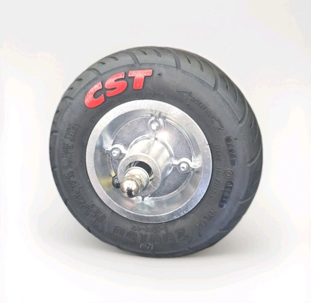 Crazy Cart Front Wheel Complete Upgraded Cst Tyre CC Chain Guard - CUSTOM CARTS