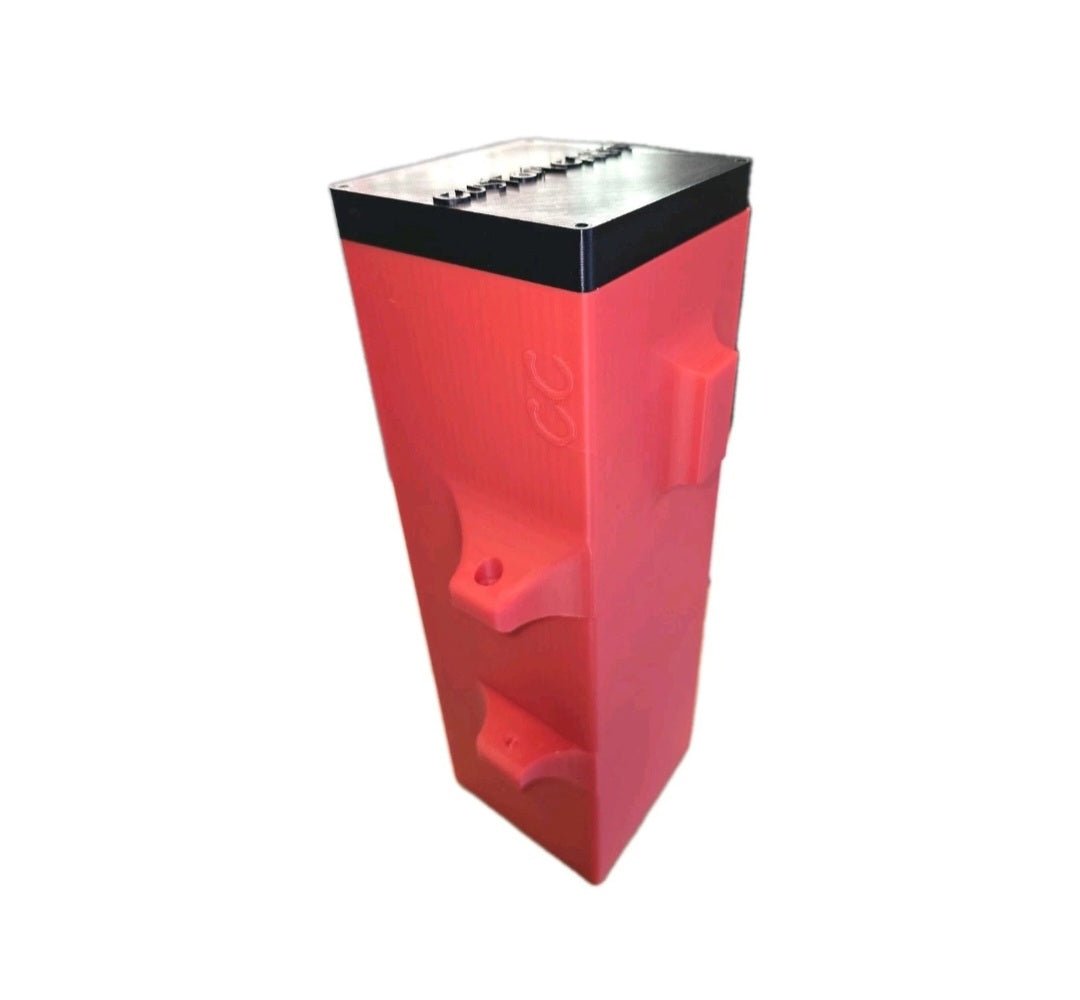 Razor Crazy Cart Custom Made Battery Box Upgrade Red & Black CC Logo 48v - CUSTOM CARTS