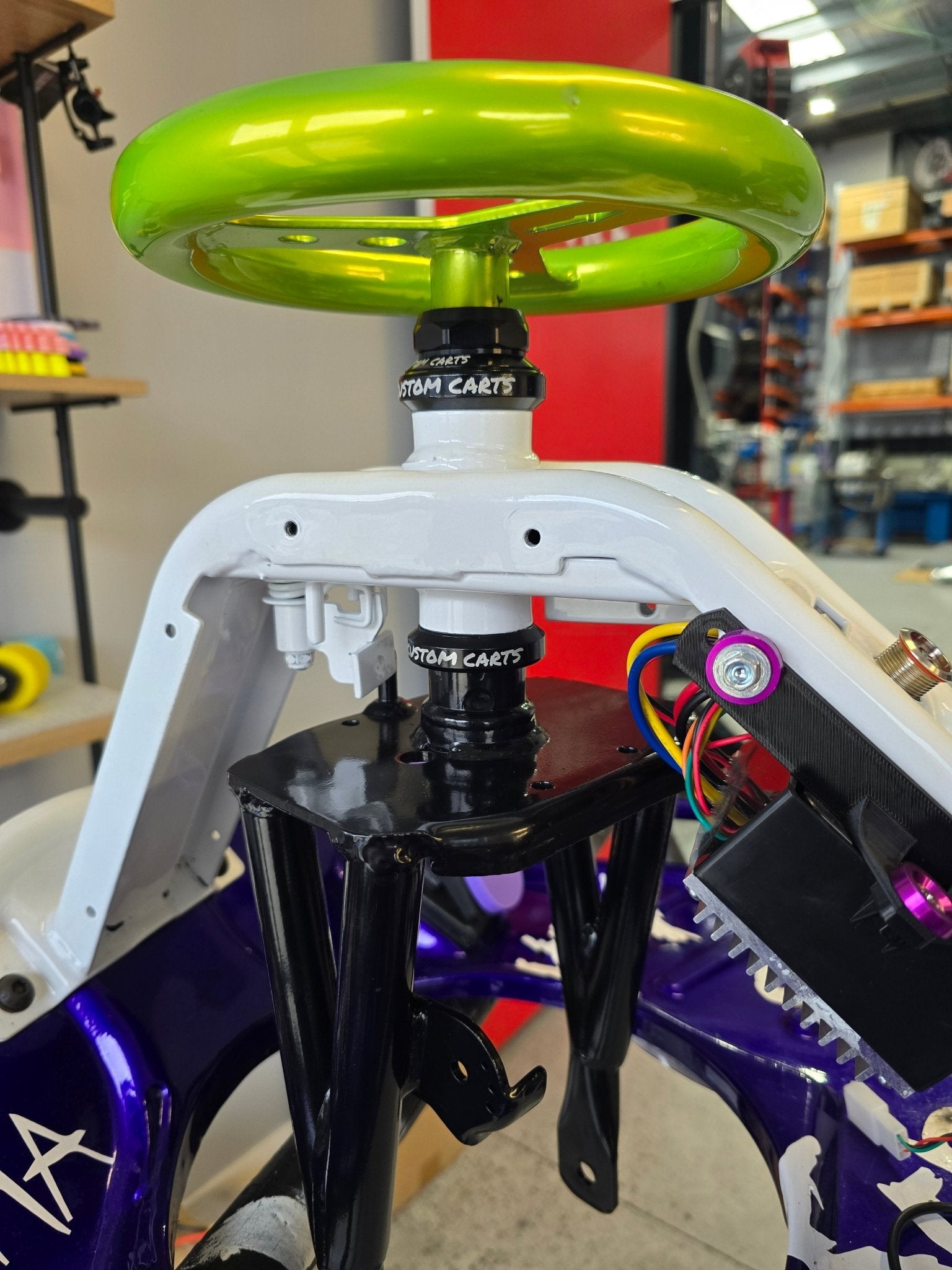 Threaded Sealed Headset bearings - Razor Crazy Cart Standard/XL upgrade Purple - CUSTOM CARTS