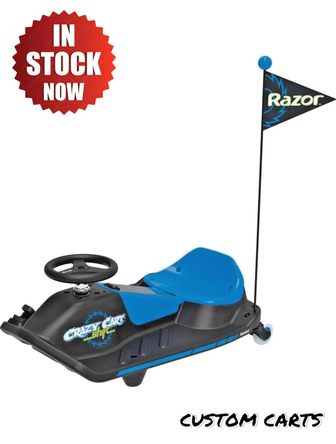 Razor Crazy Cart Shift 2.0 Fun Drift go - kart Junior 6+ Years - CUSTOM CARTS